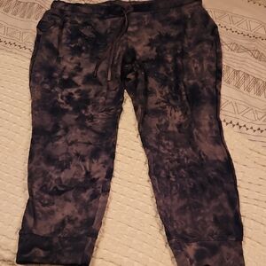 lululemon athletica Black Tie-Dye Joggers